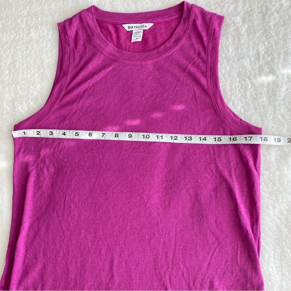 Athleta NWOT Women's Crew Neck Breezy Tank Top, Pink, Size M - Picture 5 of 6
